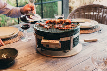 Afbeelding in Gallery-weergave laden, ronde keramische tafelgrill,zwart