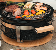 Afbeelding in Gallery-weergave laden, ronde keramische tafelgrill,zwart